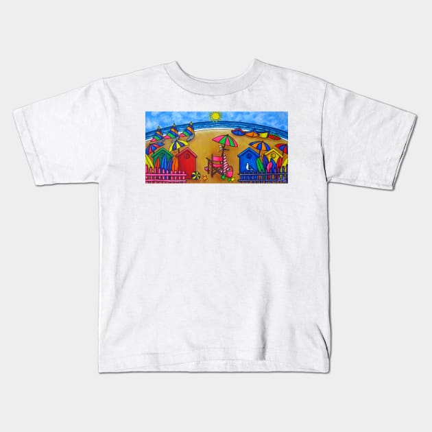 Beach Colours Kids T-Shirt by LisaLorenz